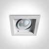 12W LED įleidžiamas pakreipiamas šviestuvas, baltas, 3000K, 51112H/W/W