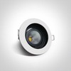 12W LED įleidžiamas pakreipiamas šviestuvas, baltas, 3000K, 11112E/W/W