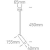 12W LED įleidžiamas pakreipiamas šviestuvas, baltas, 3000K, 11112RB/W/W