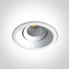 12W LED įleidžiamas pakreipiamas šviestuvas, baltas, 3000K, 11112TA/W/W