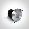 12W LED įleidžiamas šviestuvas, aliuminio sp., 3000K, 10112P/AL/W