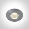 12W LED įleidžiamas šviestuvas, aliuminio sp., 3000K, 10112P/AL/W