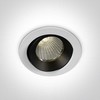 12W LED įleidžiamas šviestuvas, baltas, 3000K, IP65, 11112P/W/W