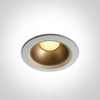 12W LED įleidžiamas šviestuvas, baltas, 3000K, 10112Z/W/W