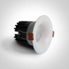 12W LED įleidžiamas šviestuvas, baltas, 3000/4000/5000K, 10112RA/W/V
