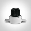 12W LED įleidžiamas šviestuvas, baltas, 3000K, 11112T/W/W