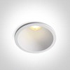 12W LED įleidžiamas šviestuvas, baltas, 3000/4000/5000K, 50°, 10112D/W/V