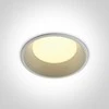 Bikuvalt 12W LED įleidžiamas šviestuvas, baltas, 3000/4000/5000K, 10109D/W/V