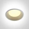 Bikuvalt 12W LED įleidžiamas šviestuvas, baltas, 3000/4000/5000K, 10109D/W/V