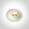 12W LED įleidžiamas šviestuvas, baltas, 3000/3500/4000K, 10112DX/W/V
