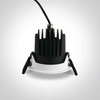 12W LED įleidžiamas šviestuvas, baltas, 3000K, IP65, 10110P/W/W