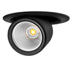 12W LED įleidžiamas šviestuvas HIDDEN 350mA, 3000K (šiltai balta), juodas
