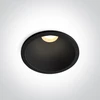 12W LED įleidžiamas šviestuvas, juodas, 3000/4000/5000K, 10112D/B/V