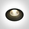 12W LED įleidžiamas šviestuvas, juodas, 3000K, 10112TD/B/W