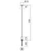 Bikuvalt 12W LED įsmeigiamas lauko šviestuvas ELFIC, rūdžių sp., 3000K, IP54, 90468