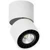 12W LED lubinis šviestuvas HERIOS, baltos/juodos sp., 3000/4000/5000K