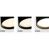 12W LED lubinis šviestuvas, juodas, 2700/3200/4000K, DALI, IP44, 25216