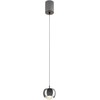 12W LED pakabinamas šviestuvas AVES, tamsaus chromo sp., 3000K