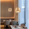 12W LED pakabinamas šviestuvas DECO, juodu korpusu/gintaro sp. stiklas, 3000K, 4319000