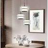 12W LED pakabinamas šviestuvas GLOSSY, juodu korpusu/skaidrus stiklas, 3000K, 4322000