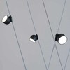 V-tac 12W LED pakabinamas šviestuvas, juodu korpusu, 3000K, tvirtinamas ant 48V magnetinio dirželio