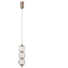 12W LED pakabinamas šviestuvas PEDRO, aukso sp., 3000K