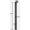 12W LED pastatomas lauko šviestuvas ALTEZZO L 100, 900mm, grafito sp., 3000K