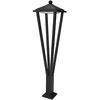12W LED pastatomas lauko šviestuvas BONS, juodas, 3000K, IP54