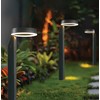 12W LED pastatomas lauko šviestuvas ZOOM, tamsiai pilkas, 3000K, IP54, 4321600