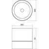 12W LED paviršinis lauko šviestuvas SHAFT, baltas, 3000K, IP65, 90626