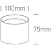 12W LED paviršinis šviestuvas, baltas, 3000/4000/5000K, IP44, 12112D/W/V