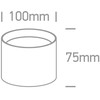 12W LED paviršinis šviestuvas, juodas, 3000/4000/5000K, IP44, 12112D/B/V