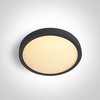 Lubinis šviestuvas 12W LED paviršinis šviestuvas, juodos sp., 2800/3300/4000K, 180mm, UGR19, 62020AU/B/V