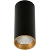 Lubinis šviestuvas 12W LED paviršinis šviestuvas MOLDES BIG, juodos/aukso sp., 3000K