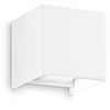 Sieninis šviestuvas Ideal Lux 12W LED sieninis fasado šviestuvas ATOM, baltas, 3000K, IP54, 313436