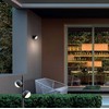 Sieninis šviestuvas 12W LED sieninis fasado šviestuvas MAGNUS, rudas, 3000K, IP54, 90556