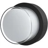 Sieninis šviestuvas 12W LED sieninis fasado šviestuvas ROSTA, juodas, 3000K
