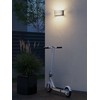 Sieninis šviestuvas 12W LED sieninis lauko šviestuvas BLAZE, tamsiai pilkas, 3000K, IP54