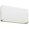 Sieninis šviestuvas 12W LED sieninis lauko šviestuvas KAMAL, baltas, 3000K, IP54, šviečia į viršų ir į apačią, 90381