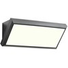Sieninis šviestuvas 12W LED sieninis lauko šviestuvas MAKO, tamsiai pilkas, 3000K, IP65, 90159