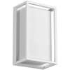 12W LED sieninis lauko šviestuvas QUADRIS, baltas, 3000K, IP54, 90532