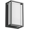 Sieninis šviestuvas 12W LED sieninis lauko šviestuvas QUADRIS, tamsiai pilkas, 3000K, IP54, 90533