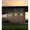 12W LED sieninis lauko šviestuvas TOKYO, rudas, 3000K, IP54, 90021