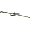 12W LED sieninis šviestuvas ASTON, juodas, 3000/4000K, IP44, 01-3270