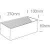 12W LED sieninis šviestuvas, baltas, 3000K, 67466C/W/W