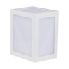 V-tac 12W LED sieninis šviestuvas, baltas, 4000K, IP65