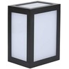 V-tac 12W LED sieninis šviestuvas, juodas, 3000K