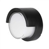 V-tac 12W LED sieninis šviestuvas, juodas, 3000K, IP65