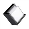 V-tac 12W LED sieninis šviestuvas, juodas, 4000K, IP65