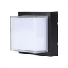 V-tac 12W LED sieninis šviestuvas, juodas, 4000K, IP65